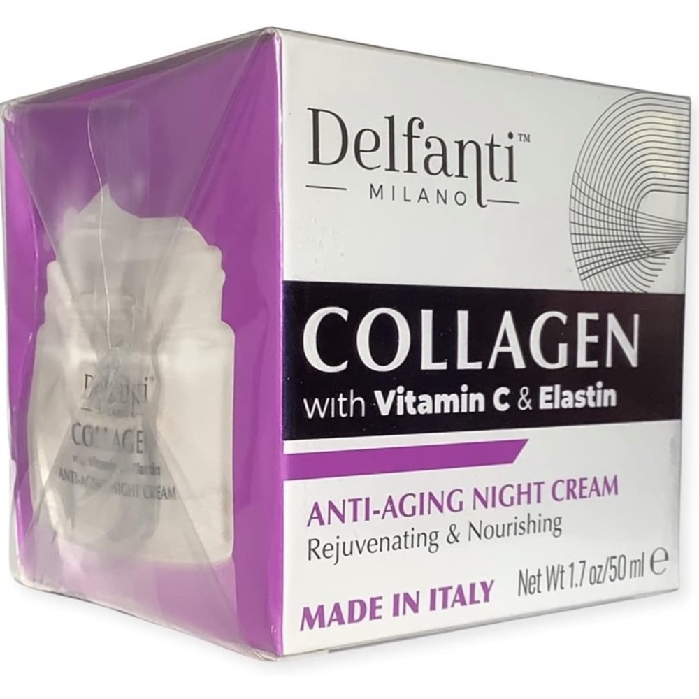 Delfanti Collagen with Vitamin C & Elastin Anti-Aging Night Cream